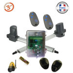 Kit de motorisation  2 battants, double vantaux ea b370 - 2 vrins tlescopiques pour portail battant ...