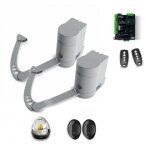 Kit motorisation portail battant automatisme ouverture ea mini modus 24 g8 king gates maxi 250 kg 2m ...