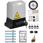 Motorisation portail coulissant ouvre - porte + 4 télécommandes 370w + 5 crémaillères métal zinguée + ... Motorisation portail coulissant ouvre - porte + 4 télécommandes 370w + 5 crémaillères métal zinguée + ...