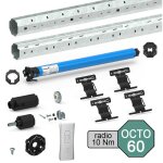 Kit de motorisation radio pour volet roulant 20 kg - tube octo  60 mm - 10 nm