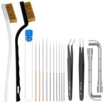 Kit de nettoyage pour imprimante 3d, aiguille de nettoyage de buse, brosse de nettoyage de buse, brosse ...