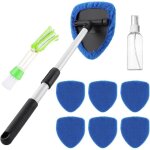 Kit nettoyage voiture, 6 tampons lavables, nettoyage pare brise intérieur, nettoyage de pare brise avec ... Kit nettoyage voiture, 6 tampons lavables, nettoyage pare brise intérieur, nettoyage de pare brise avec ...