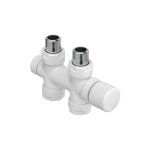 Acova - kit o robinetterie thermostatisable en h droit réversible monotube / bitube chromé 991581 Acova - kit o robinetterie thermostatisable en h droit réversible monotube / bitube chromé 991581
