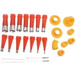 Kit d'outils de buse en caoutchouc int�gr� universel, rev�tement d'applicateur de buse de calfeutrage ...