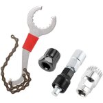 Kit d'outils de d�montage de cassette de d�railleur de v�lo kit de r�paration multifonction avec fouet ...