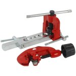 Kit d'outils pour �vaser les tuyaux en cuivre de 3 � 28 mm, comprenant un outil d'�vasement, un coupe ...