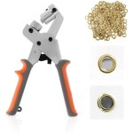 Kit d'outils pour ?illets, presse  ?illets, pince  ?illets, ensemble manuel avec 300 ?illets dors ...