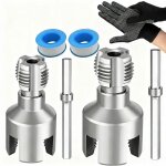 Kit d'outils intgr pour filetage interne et externe de tuyaux avec filires 1 / 2'? et 3 / 4?', kit ...