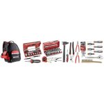 Kit d'outils particuliers / enseignement technique facom dans sac � dos textile, 74 pi�ces