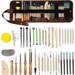 Kit d'outils de poterie 42 pi�ces, outils de sculpture sur argile pour poin�onnage, gravure, moulage ...