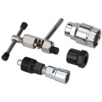 Kit d'outils de rparation vlo - compatible shimano - 4 outils - vtt - noir / silver