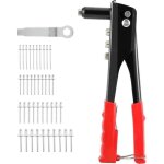 Kit d'outils de rivetage, riveteuse pop professionnelle avec 4 adaptateurs de buse, ensemble de riveteuse ...