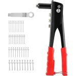 Kit d'outils de rivetage, riveteuse pop professionnelle avec 4 adaptateurs de buse, ensemble de riveteuse ...