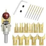 Kit d'outils sph�riques en carbure de tungst�ne avec lame de 6 � 25 mm pour le travail du bois, la d�coupe ...