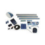 Kit ouvre garage rolling - ducati home - automation 8990 solar - aliment par panneau solaire 100% autonome ...