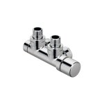 Acova - kit p robinetterie thermostatisable en h coude tête à droite monotube / bitube chromé 991598 Acova - kit p robinetterie thermostatisable en h coude tête à droite monotube / bitube chromé 991598