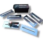 Kit peignes � colle 8 pi�ces lames inox 6 12 mm & manche interchangeable