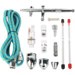 Kit de peinture a�rosol professionnel 86ks : mini a�rographe de trois diam�tres, id�al pour les maquettes ...