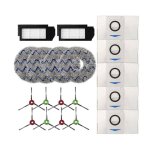 Kit de pièces de rechange d'entretien des sols pour aspirateur robot ecovacs deebot x1 omni / x1turbo ... Kit de pièces de rechange d'entretien des sols pour aspirateur robot ecovacs deebot x1 omni / x1turbo ...