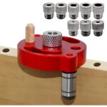 Kit de pince � broche 3 - 10 mm - guide de per�age autocentrant avec 8 bagues en acier - perforateur ...