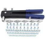 Kit de pince � riveter filet�e, 86 pi�ces incluant �crous rivet et outil de rivetage, compatible avec ...