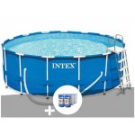 Intex - kit piscine tubulaire metal frame ronde 4, 57 x 1, 22 m + 6 cartouches de filtration Intex - kit piscine tubulaire metal frame ronde 4, 57 x 1, 22 m + 6 cartouches de filtration
