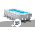 Intex - kit piscine tubulaire prism frame rectangulaire 4, 00 x 2, 00 x 1, 00 m + 6 cartouches de filtration ...