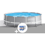 Kit piscine tubulaire intex prism frame ronde 3, 66 x 1, 22 m + 6 cartouches de filtration Kit piscine tubulaire intex prism frame ronde 3, 66 x 1, 22 m + 6 cartouches de filtration