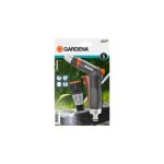 Kit pistolet de nettoyage + raccord d'arrosage aquastop premium (18306 - 20) - gardena