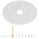 Kit de plaque de base universelle pour d�fonceuse bosch 6 1 / 2 po avec broche de centrage