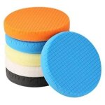 Kit de polissage : 5 ponges de polissage de 180 mm (7 pouces) pour polisseuse double action ro / da ...