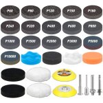 Kit de polissage de voiture lot de 174 tampons de polissage for polisseuses de voiture et polissage, ...