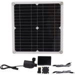 Kit de pompe � eau solaire 12v 22w avec panneau 100w pour fontaine et irrigation jardin