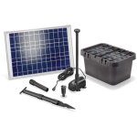 Kit pompe solaire bassin avec filtre 1300l - 20w