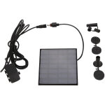Kit de pompe submersible solaire pour fontaine de jardin, bassin ou piscine