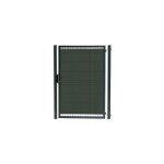 Cloture&jardin - kit portillon jardin grillagé occultable gris anthracite - jardipro + occultation - ... Cloture&jardin - kit portillon jardin grillagé occultable gris anthracite - jardipro + occultation - ...