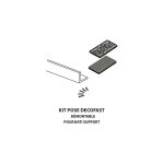 Kit de pose d�montable decofast habillage b�ti - support lazer