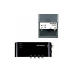 Hdme - kit pr�amplificateur 4 / 1 tv amplificateur + alimentation 4 sorties tv pour antenne terrestre ...