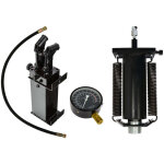 Kit presse hydraulique 50t avec v�rin pompe deux �tages manom�tre 620 920 mm