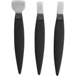 Kit professionnel de 3 couteaux de pdicure en acier inoxydable - pour soin des pieds, callosits et ...