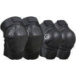 Kit de protection 4pc, genouill�re pour adulte, skateboard protection pads genouill�res et coudi�res