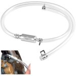 Kit de purge de frein et d'embrayage pour moto et voiture, outil de purge de tube de valve unidirectionnel ...