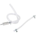 [jamais utilis�] kit purge frein moto seringue aluminium et pvc tuyau de purge de frein moto bleeder ...