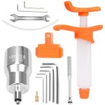 Kit de purge de frein professionnel pour v�lo de route avec huile en aluminium, seringue et kit d'outils ...