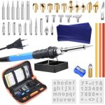 Kit de pyrogravure, outil de gravure au bois professionnel pancellent avec fer � souder