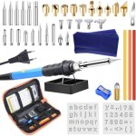 Kit de pyrogravure, outil de gravure au bois professionnel pancellent avec fer � souder