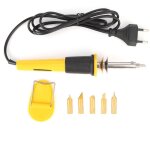 Kit de pyrogravure sur bois fer  souder, 220v 40w stylo pyrograveur en cuir et bois p our sculpter aux ...