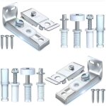 Kit de quincaillerie pour portes pliantes, lot de 2, r�paration pour portes pliantes, portes coulissantes ...