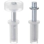 Kit de quincaillerie pour porte pliante comprenant un pivot sup�rieur et une roue de guidage pour porte ...