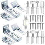 Kit de quincaillerie pour porte pliante, compatible avec les rails de 7 / 8  � 1 , pi�ces d'installation ...